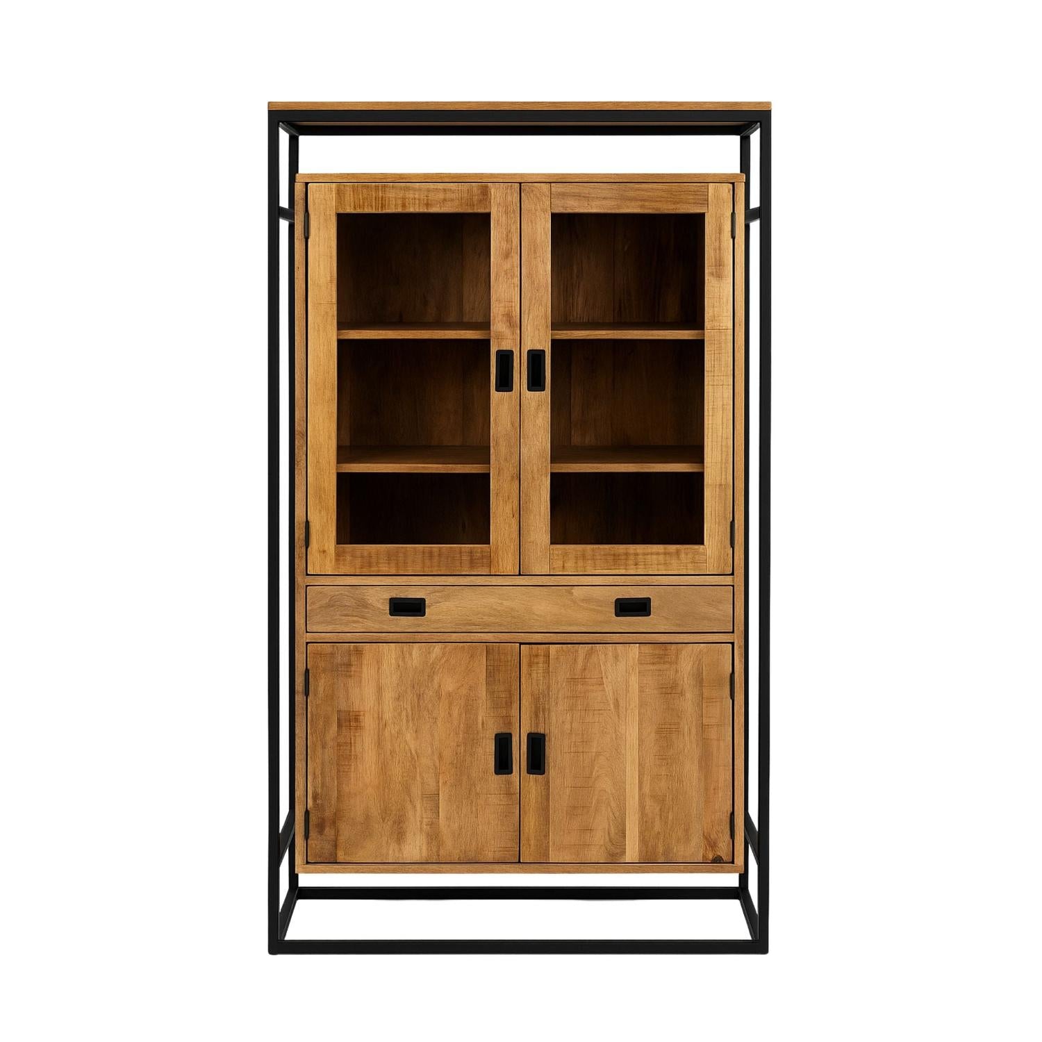Vitrinenschrank Len - Natur-Vitrinen-Benoa-le canapé
