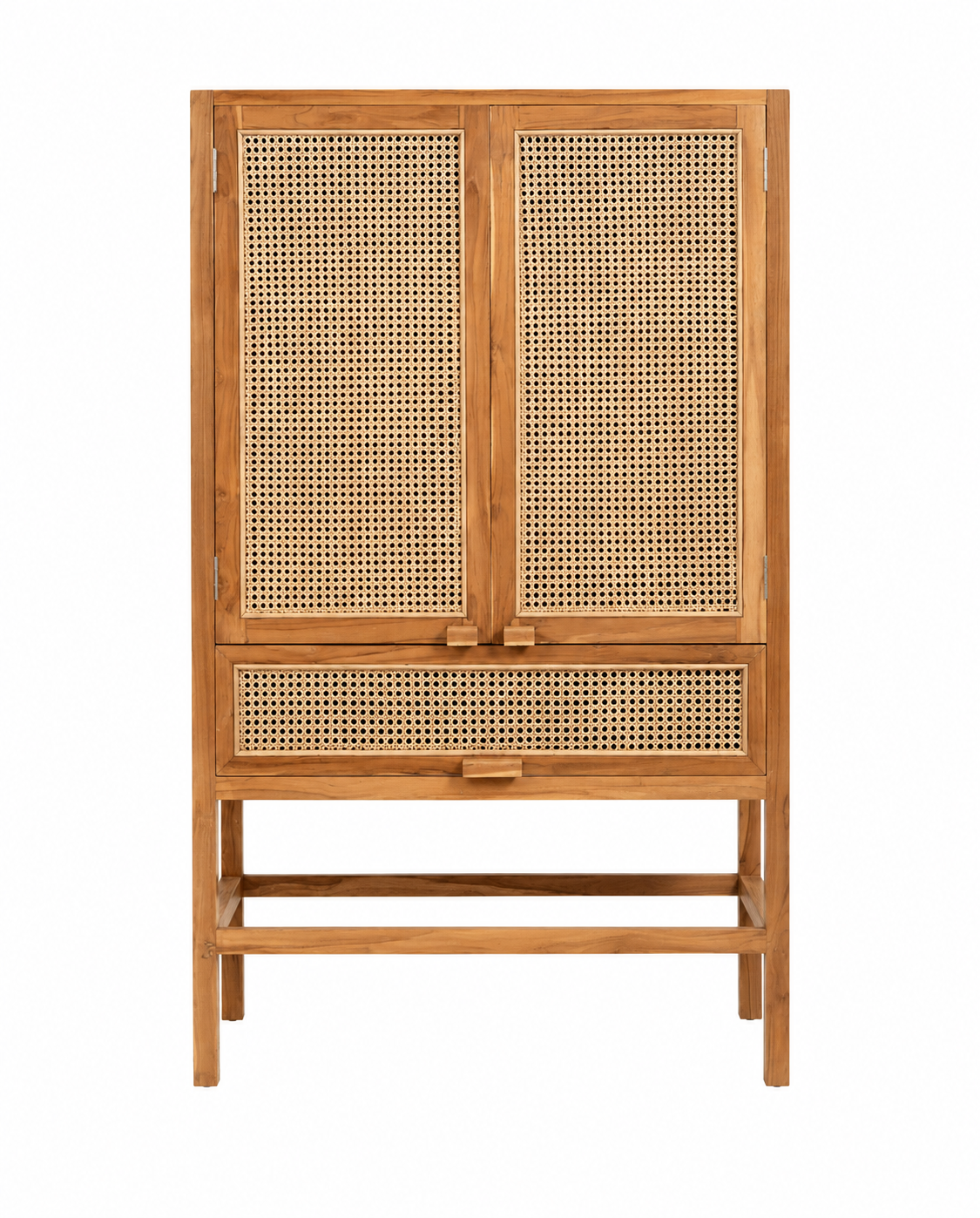 Vitrinenschrank MERGE 160cm aus Rattan-Vitrinen-Nordal A/S-le canapé