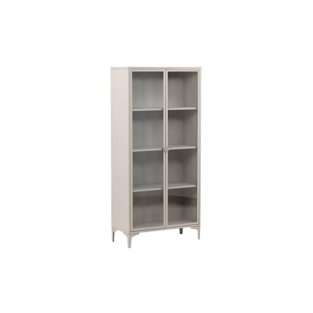 Vitrinenschrank Piring 190cm - Beige-Vitrinen-Venture Home-le canapé