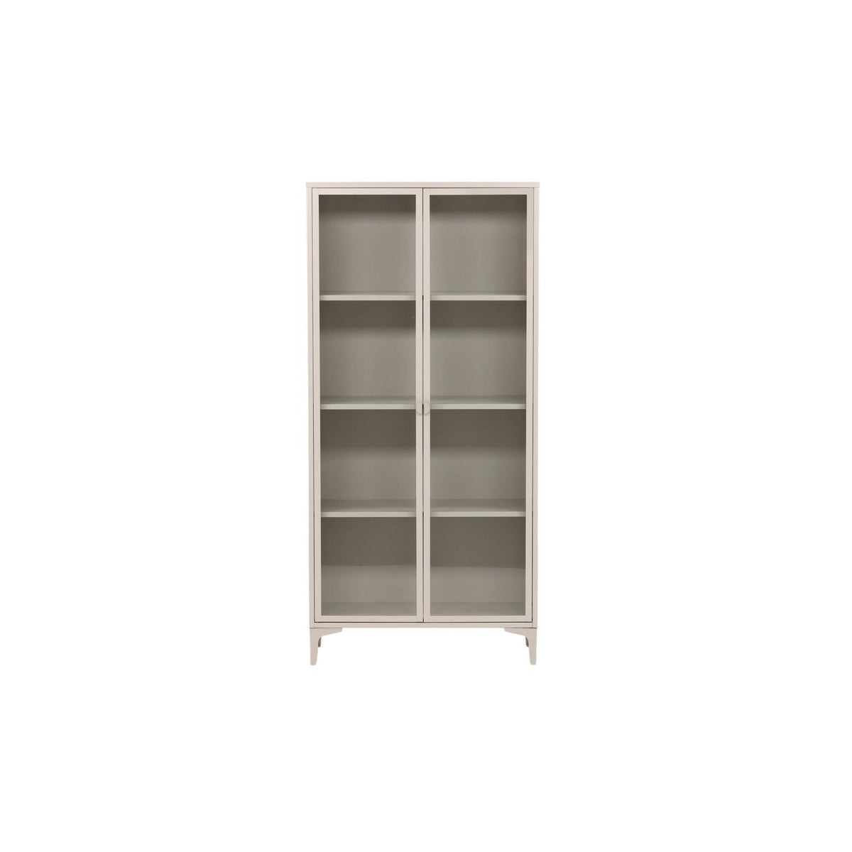 Vitrinenschrank Piring 190cm - Beige-Vitrinen-Venture Home-le canapé