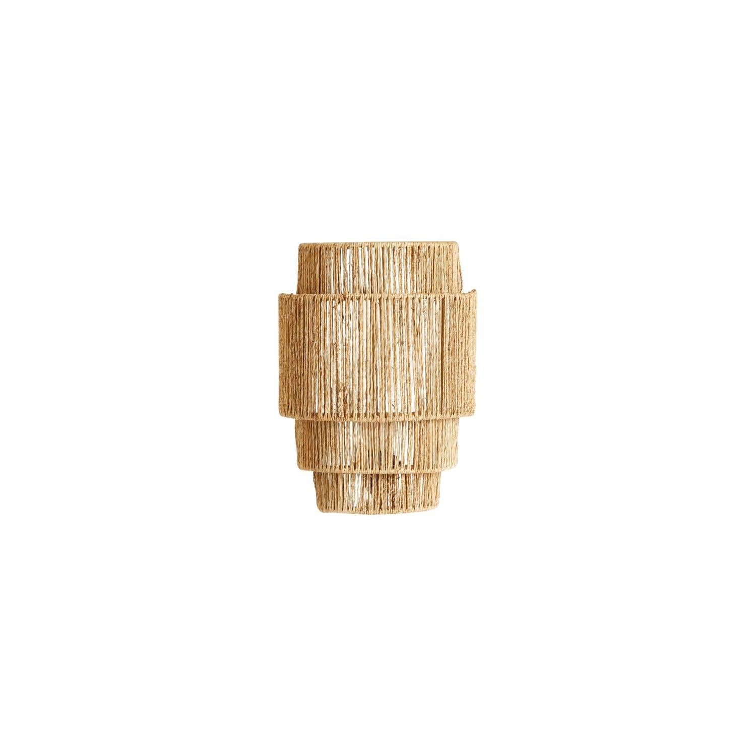 Wandleuchte AIDOS aus Jute - Natur-Wandleuchte-Nordal A/S-le canapé