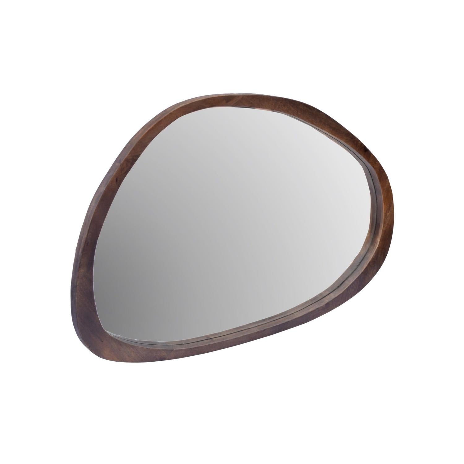 Wandpsiegel Jaira 120cm aus Mangoholz - Walnuss-Wandspiegel-Livingfurn-le canapé