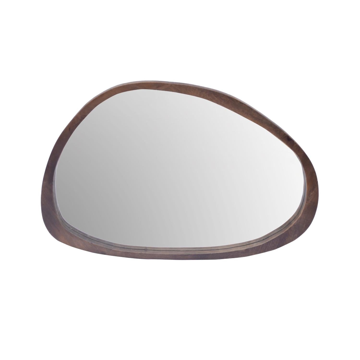 Wandpsiegel Jaira 120cm aus Mangoholz - Walnuss-Wandspiegel-Livingfurn-le canapé