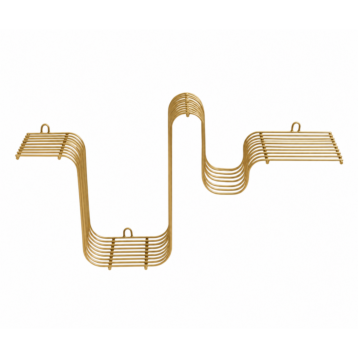 Wandregal Brava 54cm aus Metall - Gold-Regale-Nordal A/S-le canapé