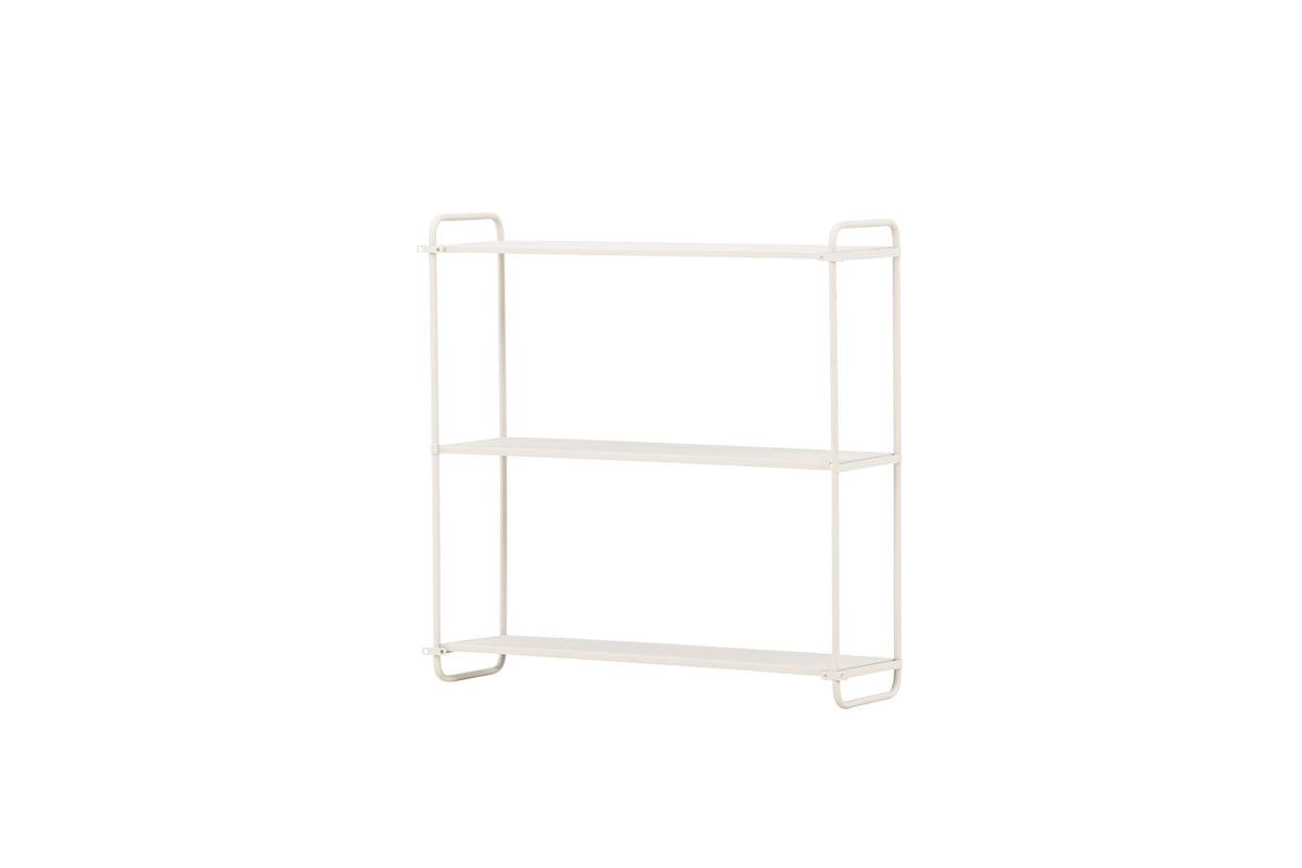 Wandregal Lyon 62cm aus Metall mit 3 Ablagen - Beige-Venture Home-le canapé