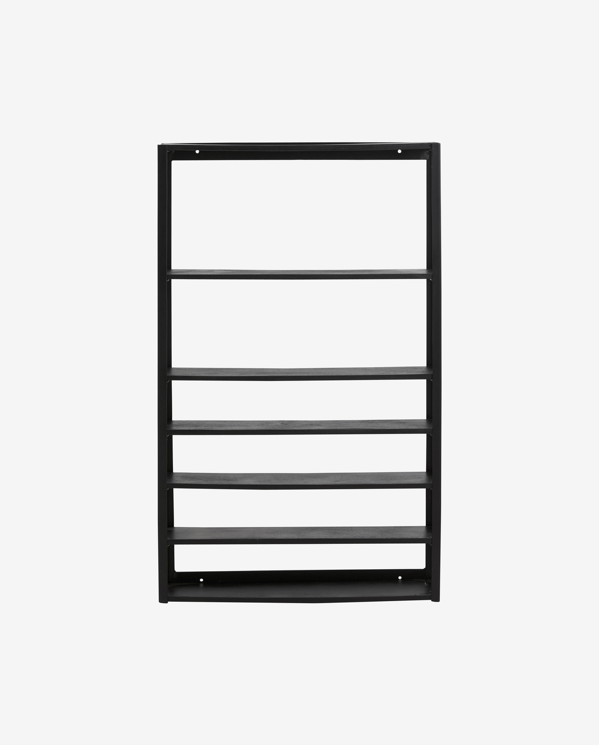 Wandregal Zaros 100cm aus Massivholz - Schwarz-Nordal A/S-le canapé