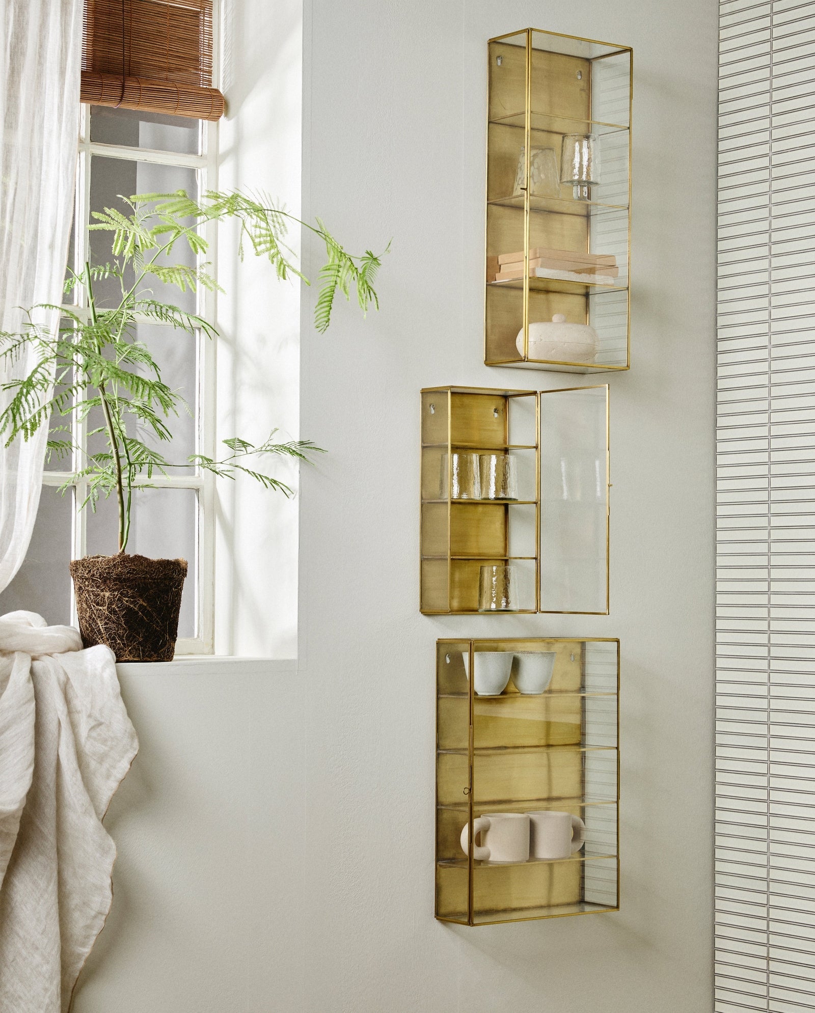 Wandschrank ADA 25cm - Gold-Wandschränke-Nordal A/S-le canapé