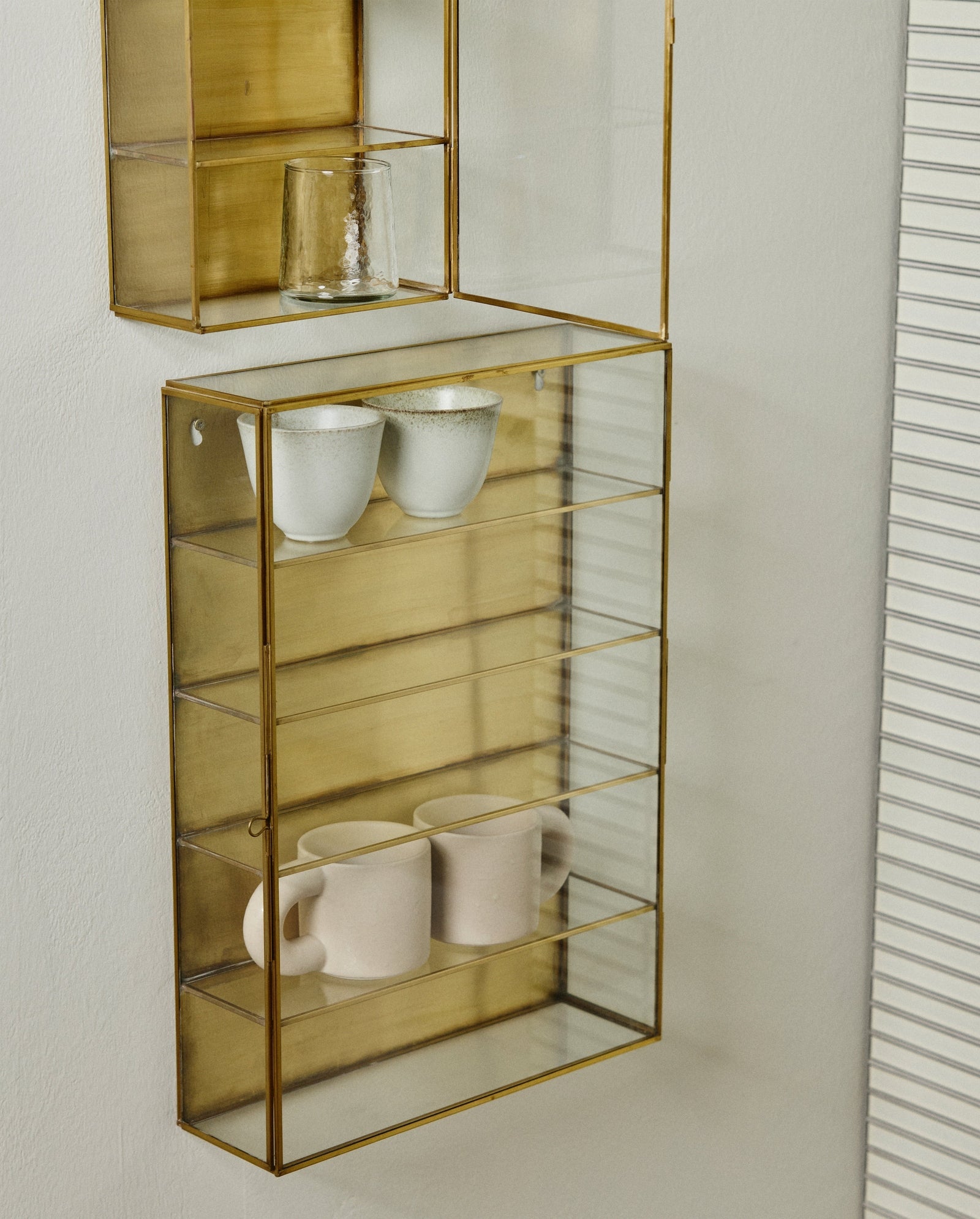 Wandschrank ADA 35cm - Gold-Wandschränke-Nordal A/S-le canapé