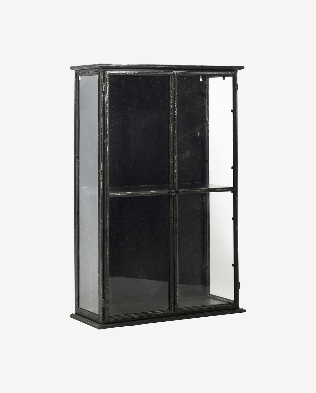 Wandschrank Downtown 81cm aus Glas - Schwarz-Wandschränke-Nordal A/S-le canapé