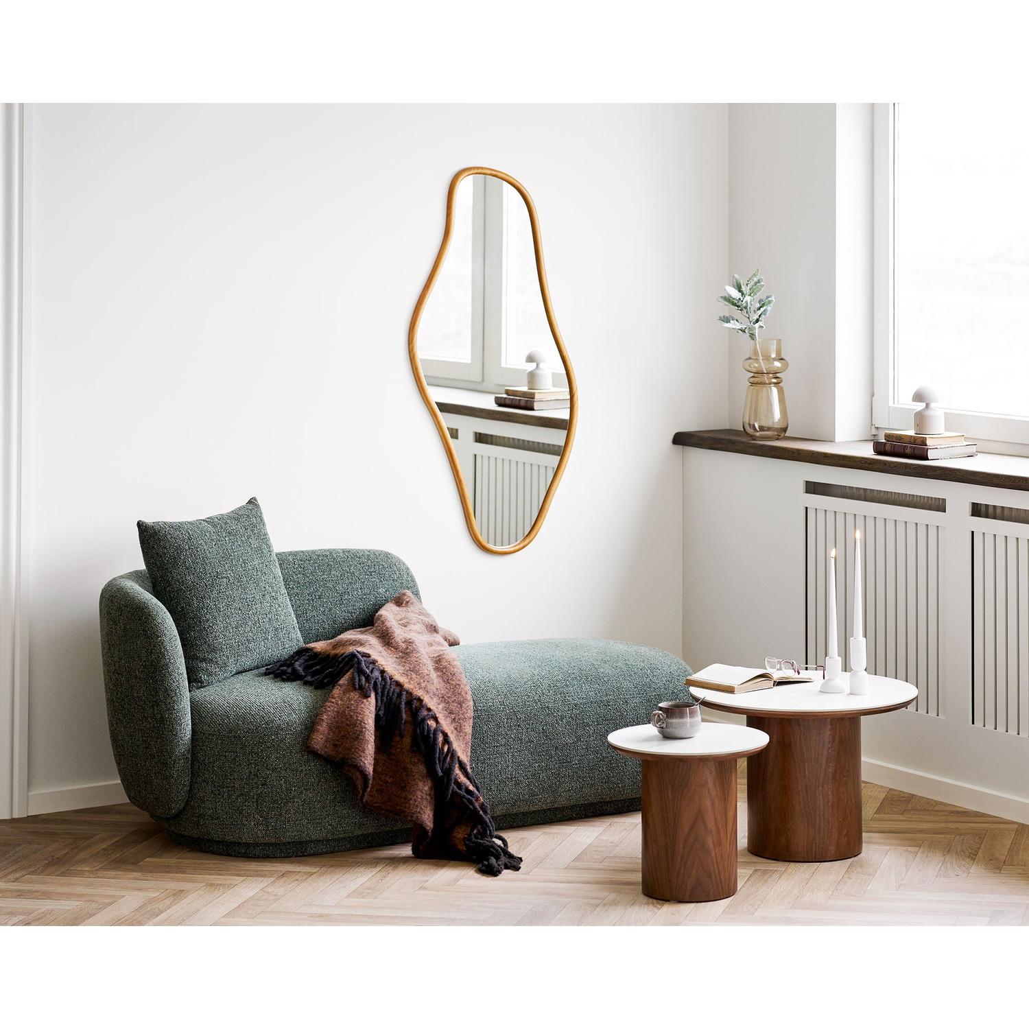 Wandspiegel Brandsby mit Rahmen aus Kiefernholz 60*120cm - Braun-Wandspiegel-House Nordic-le canapé