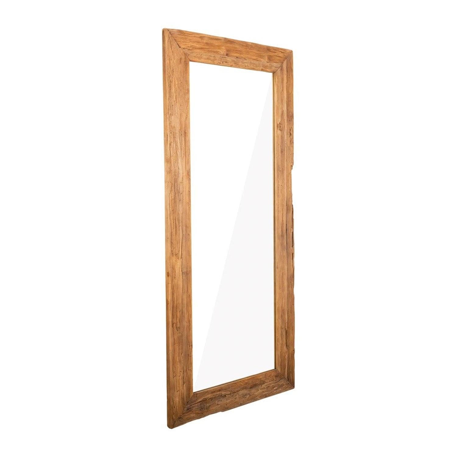 Wandspiegel Bridge 180cm aus recyceltem Teakholz - Braun-Wandspiegel-Benoa-le canapé