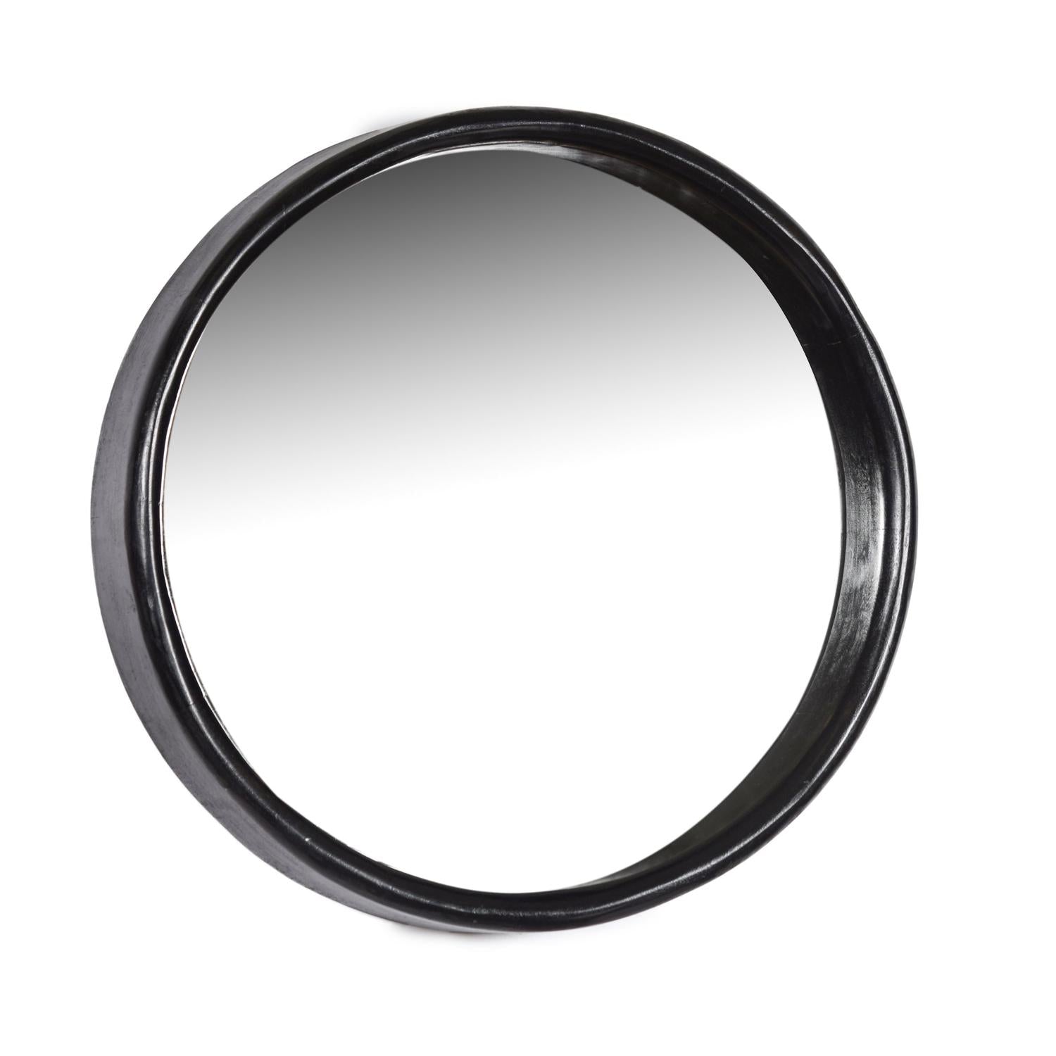 Wandspiegel Demy Ø80cm - Schwarz-Wandspiegel-Livingfurn-le canapé