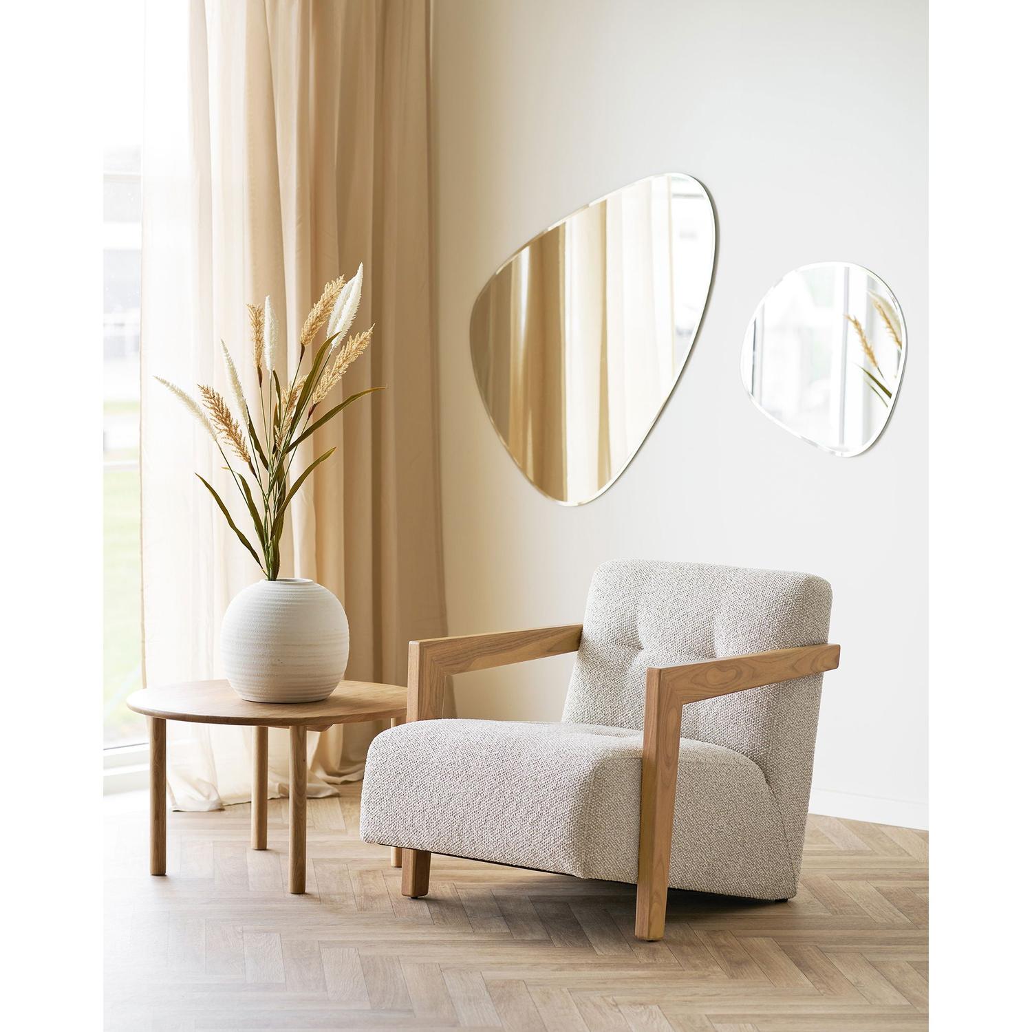 Wandspiegel Devonport 50x50cm - Silber-Wandspiegel-House Nordic-le canapé