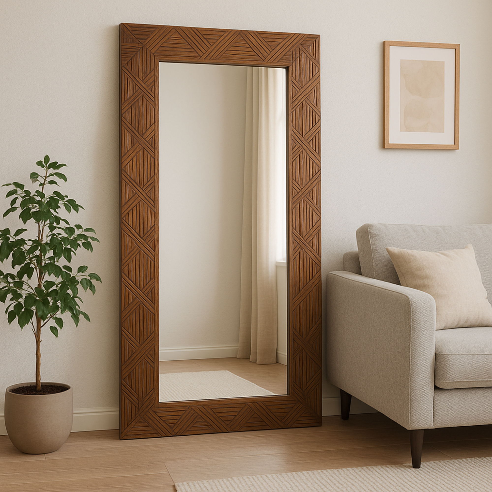 Wandspiegel Jasmin 120cm - Braun-Benoa-le canapé
