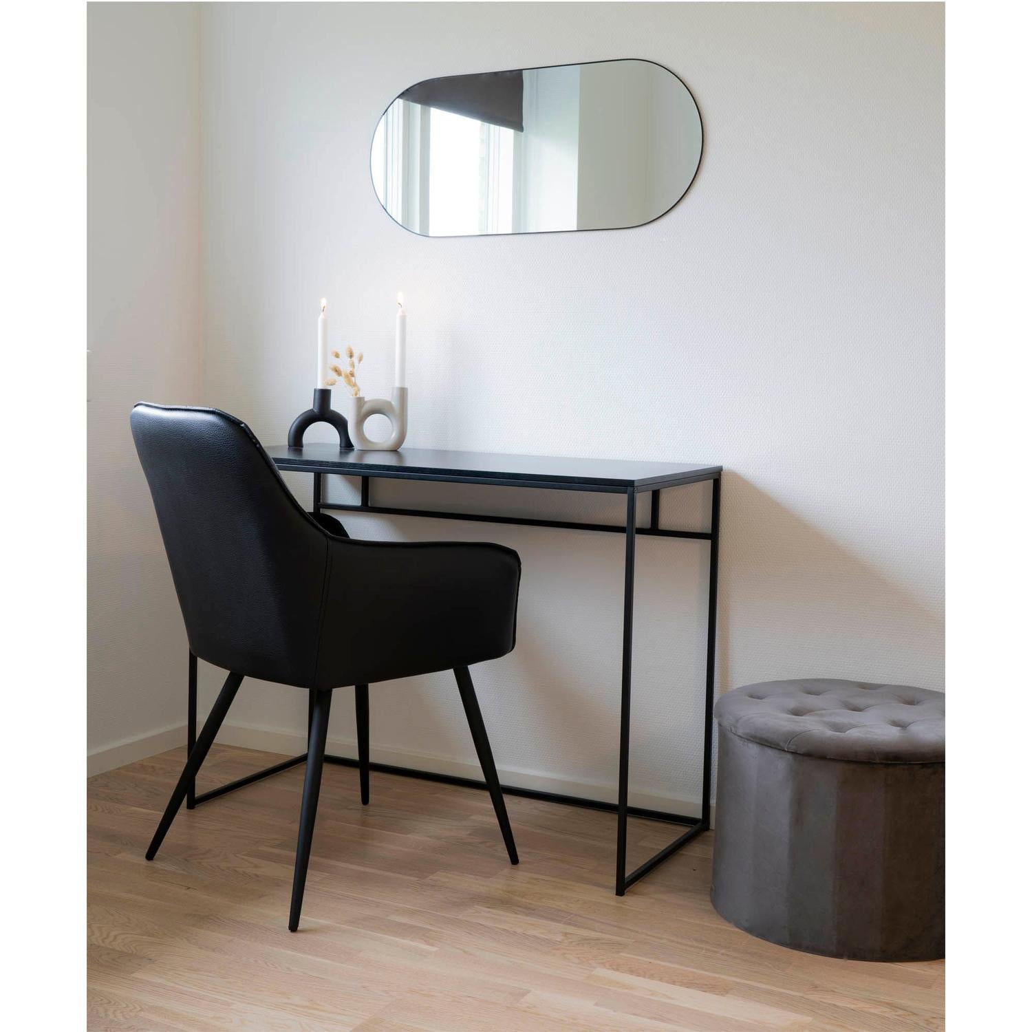 Wandspiegel Jersey 80cm - Schwarz-Wandspiegel-House Nordic-le canapé