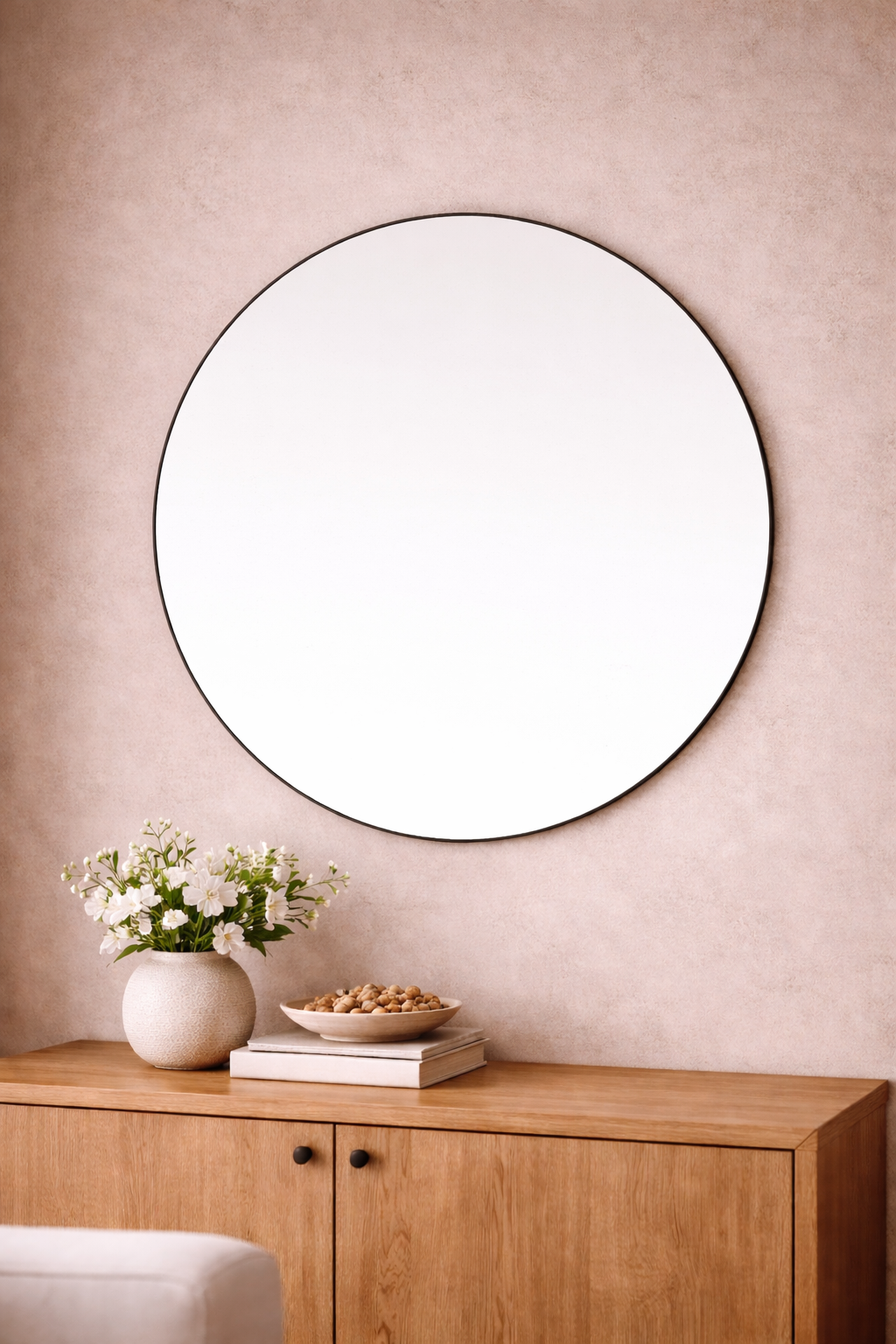 Wandspiegel Jersey Ø40cm - Schwarz-Wandspiegel-House Nordic-le canapé