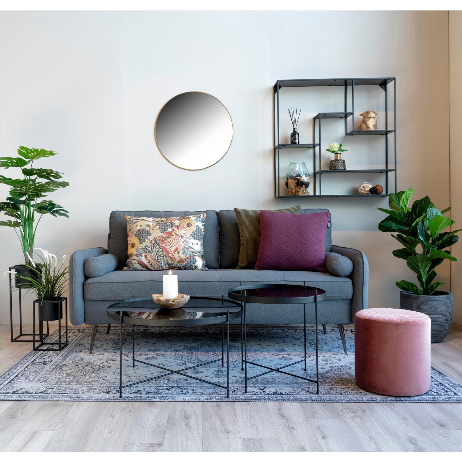 Wandspiegel Jersey Ø60m - Messing-Wandspiegel-House Nordic-le canapé