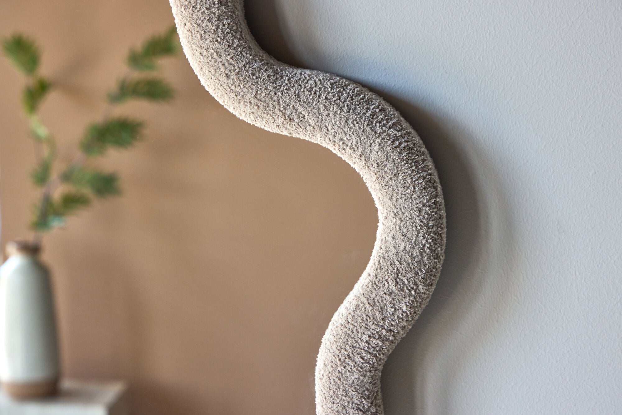 Wandspiegel Kungsbacka 70x70cm - Beige-Wandspiegel-Venture Home-le canapé
