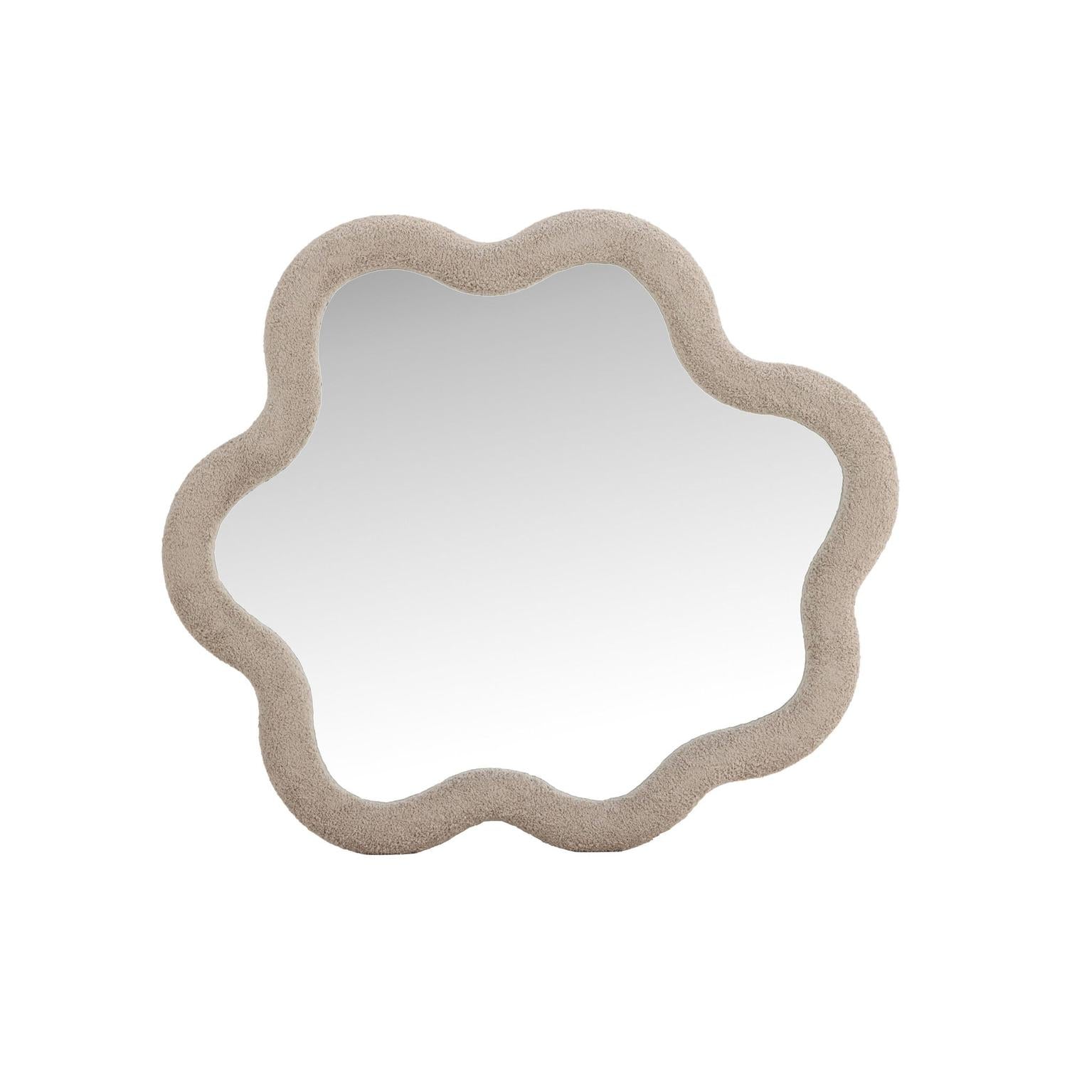 Wandspiegel Kungsbacka 70x70cm - Beige-Wandspiegel-Venture Home-le canapé