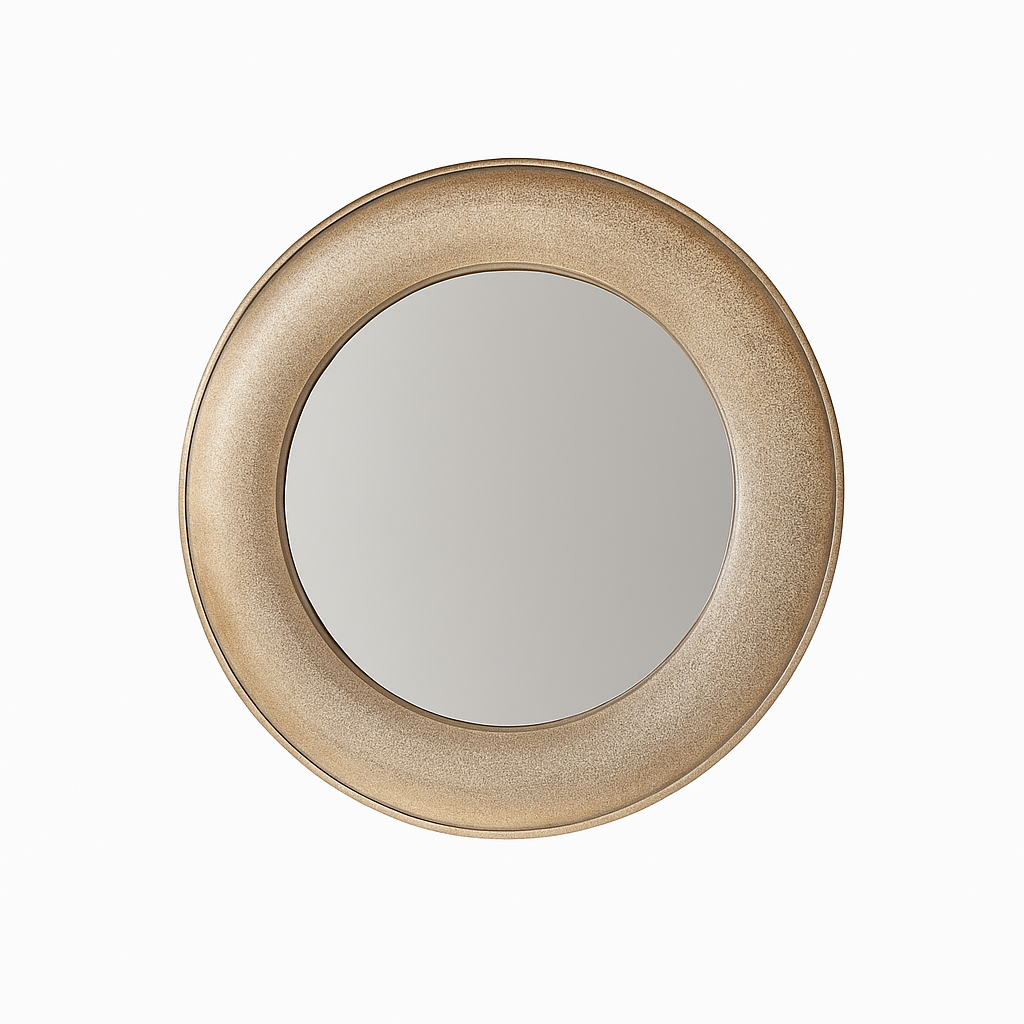 Wandspiegel Lisa rund Ø87cm - Gold-Wandspiegel-Benoa-le canapé