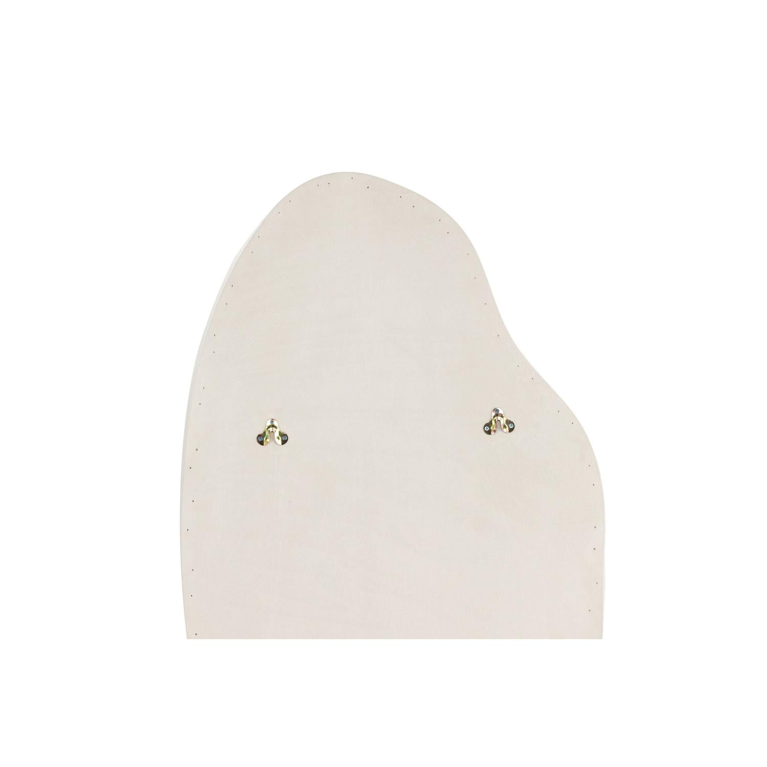 Wandspiegel Louisville 185cm aus Samt - Beige-Wandspiegel-Venture Home-le canapé