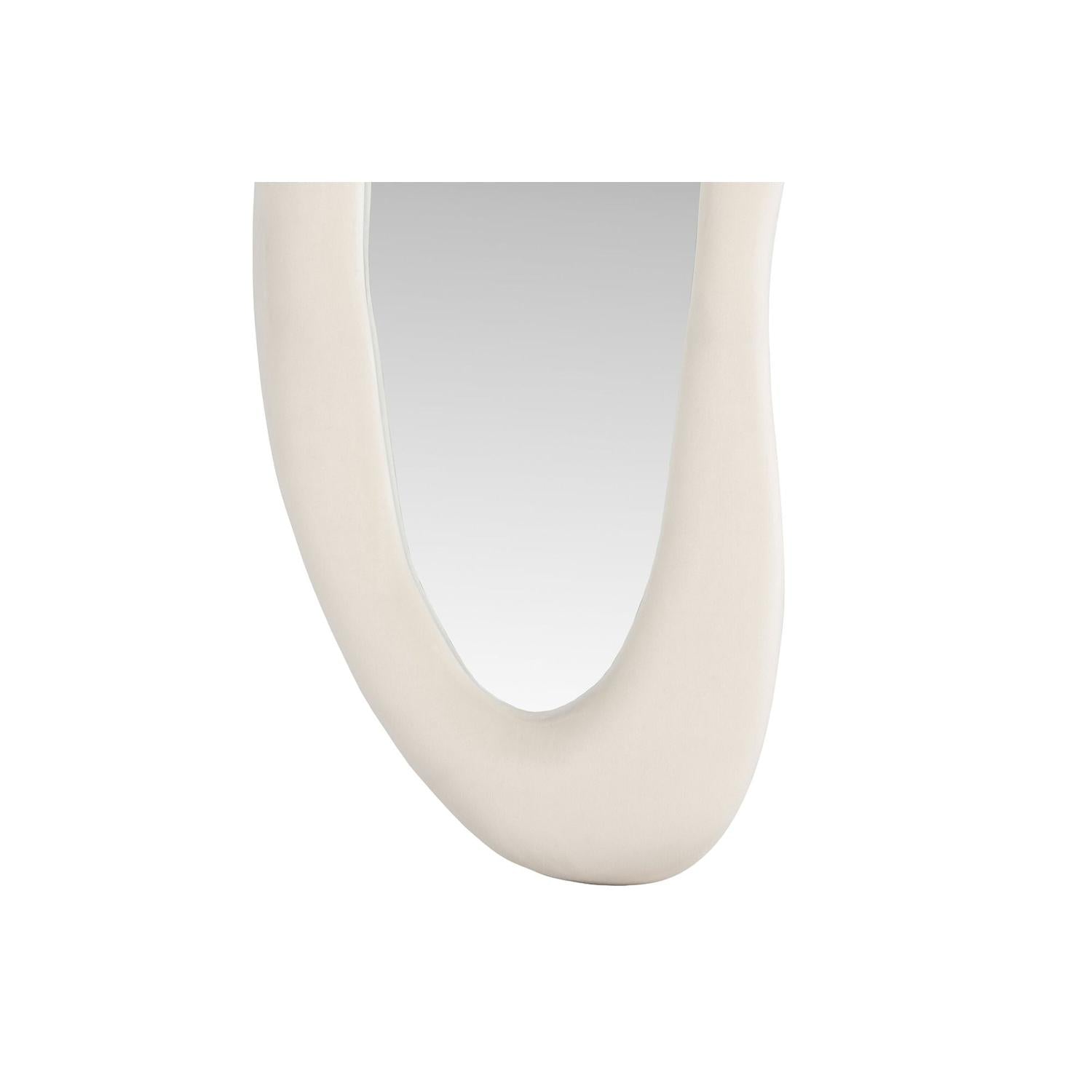 Wandspiegel Louisville 185cm aus Samt - Beige-Wandspiegel-Venture Home-le canapé