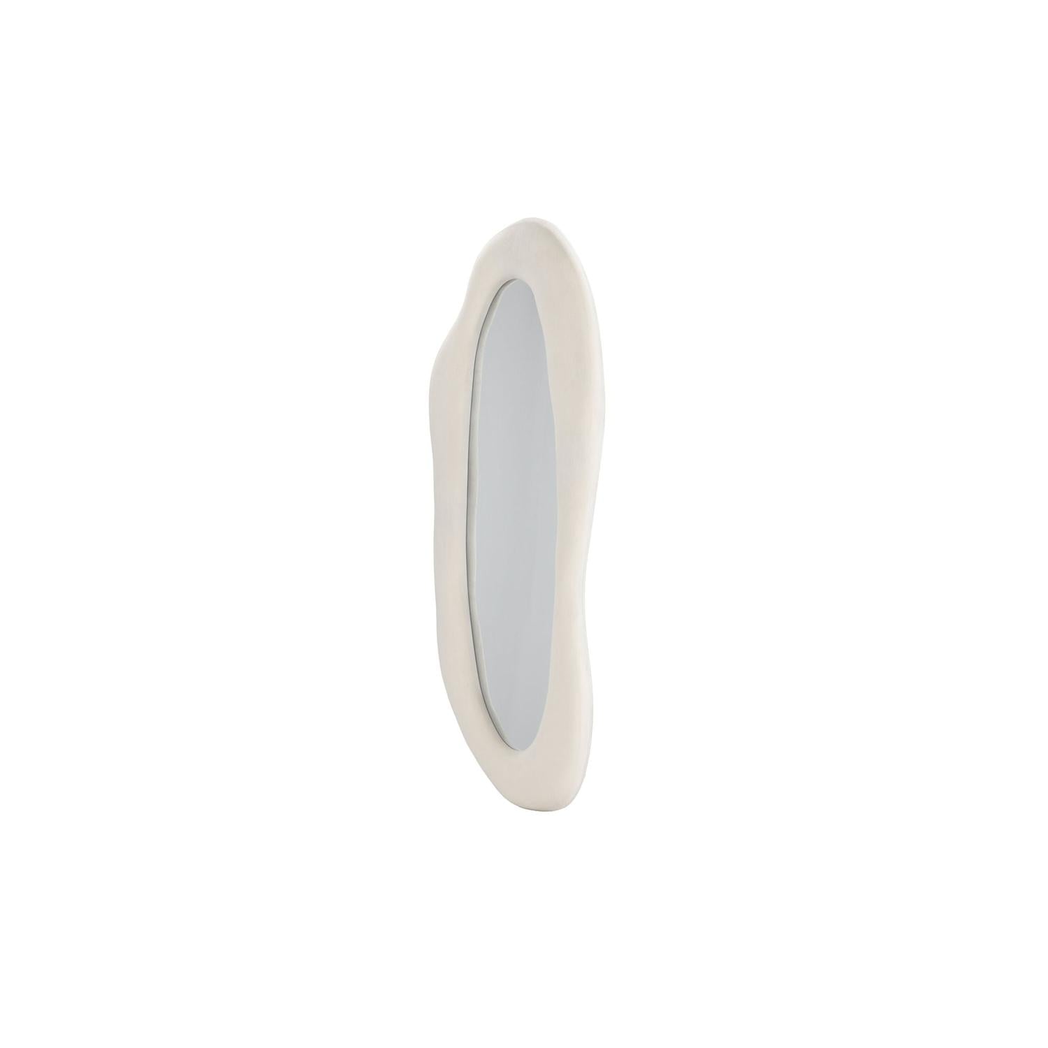 Wandspiegel Louisville 185cm aus Samt - Beige-Wandspiegel-Venture Home-le canapé