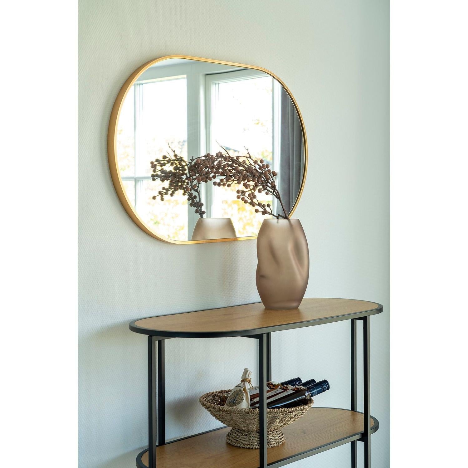 Wandspiegel Madrid Oval 80cm - Gold-Wandspiegel-House Nordic-le canapé