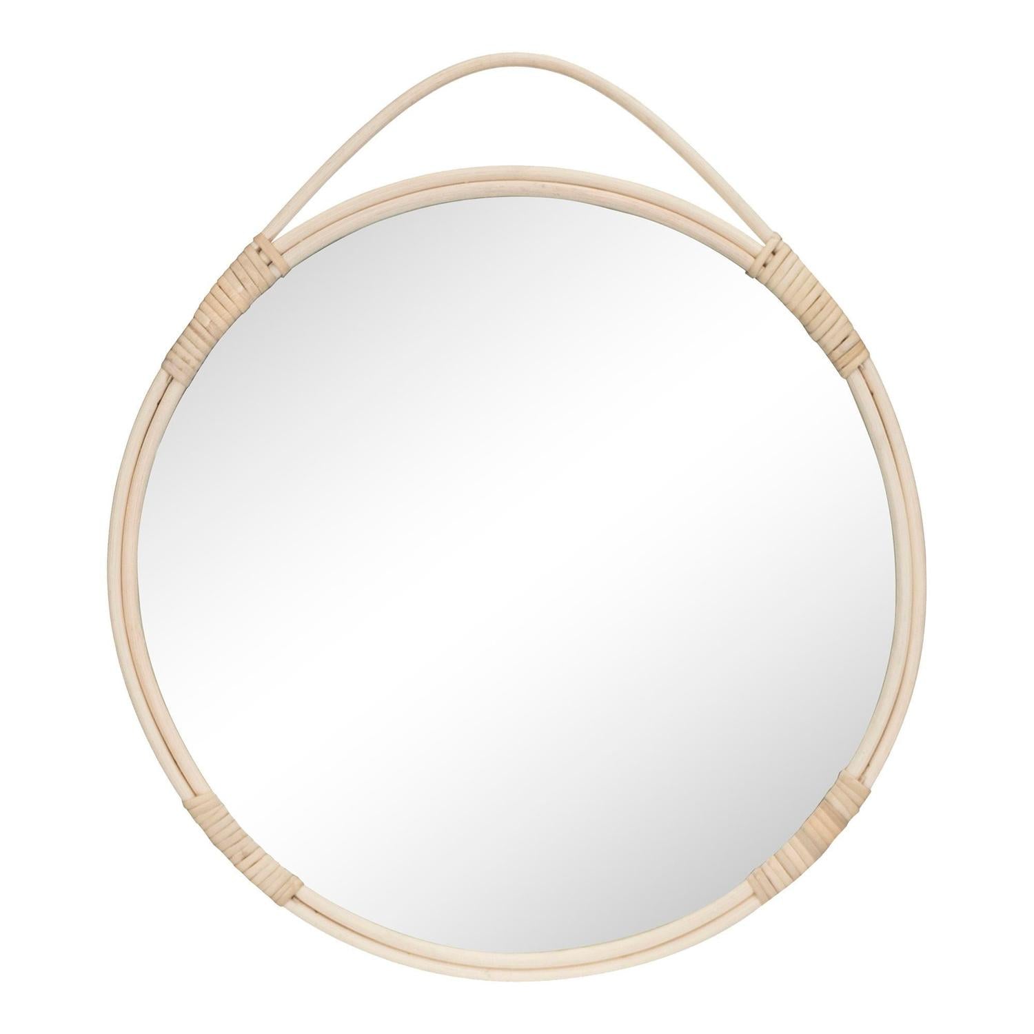 Wandspiegel Malo Ø50cm - Hellbraun-Wandspiegel-House Nordic-le canapé