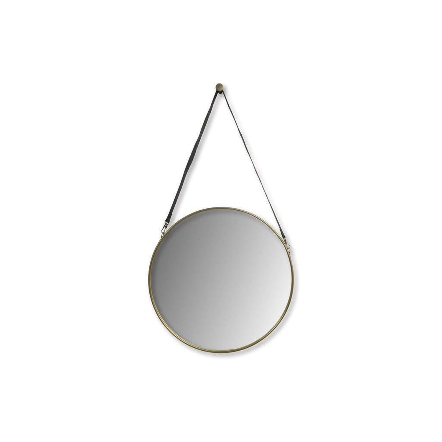 Wandspiegel Ø60cm rund - Gold-Wandspiegel-HSM Collection-le canapé