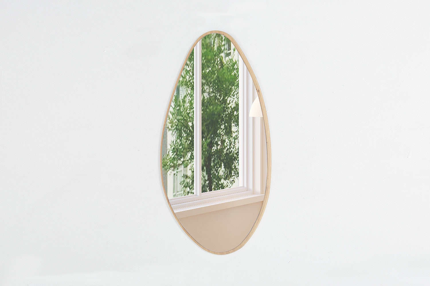 Wandspiegel Rana 80cm - Hellbraun-Wandspiegel-Rousseau-le canapé