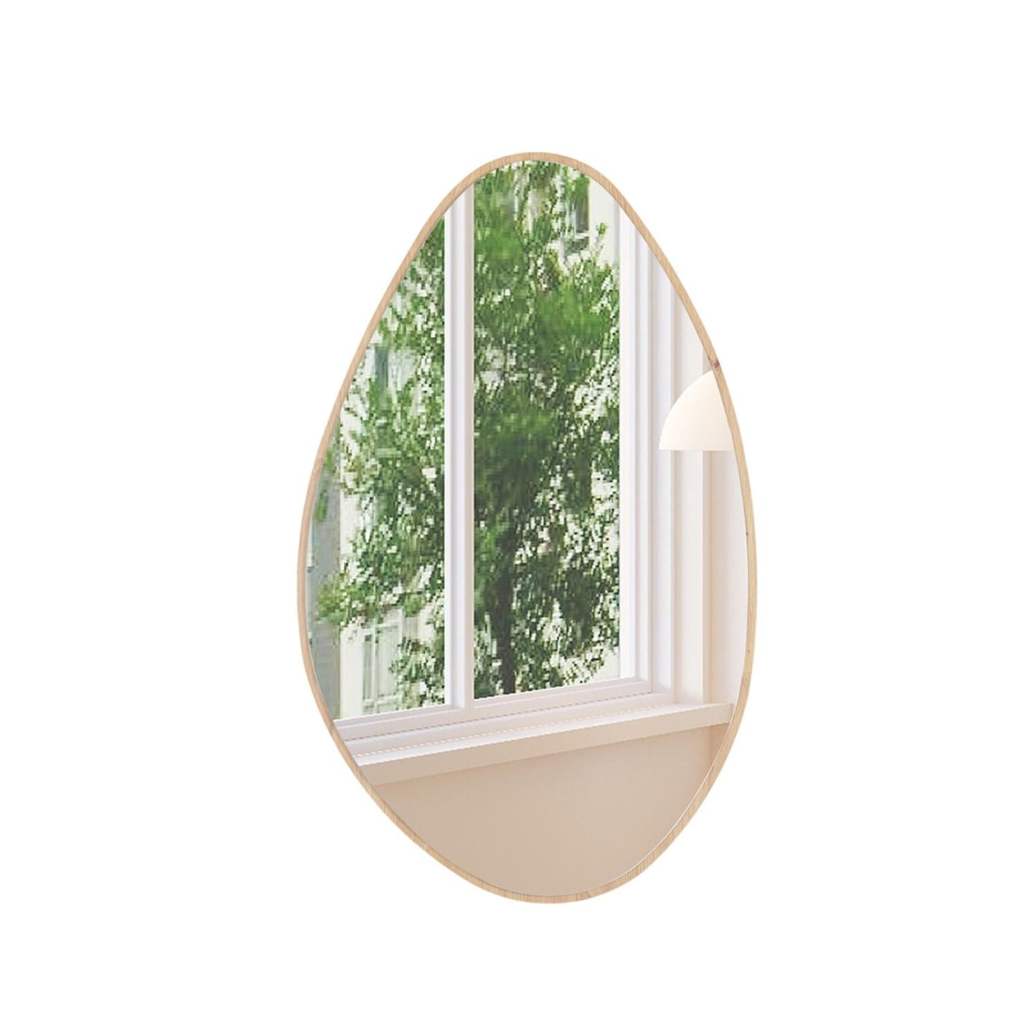 Wandspiegel Rana 80cm - Hellbraun-Wandspiegel-Rousseau-le canapé