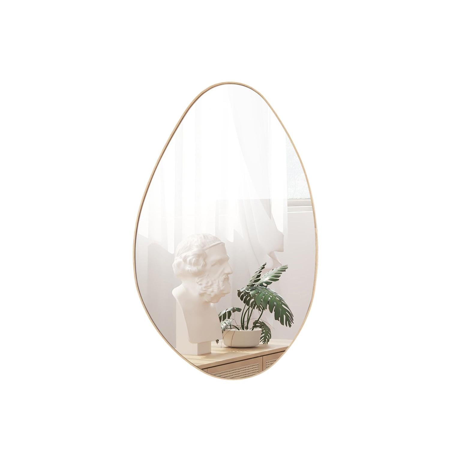 Wandspiegel Romi 80cm - Hellbraun-Wandspiegel-Rousseau-le canapé