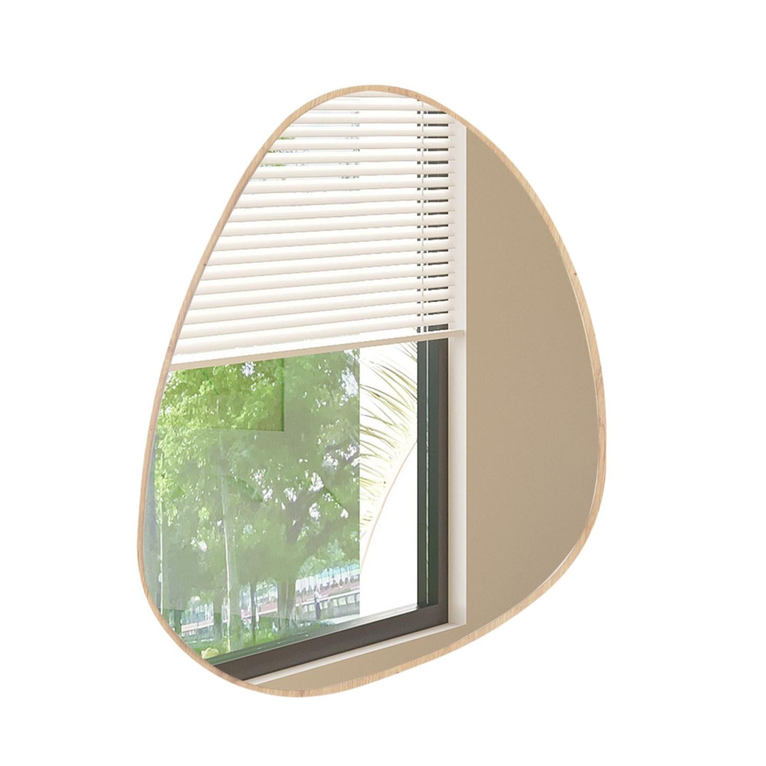 Wandspiegel Roza 80cm - Hellbraun-Wandspiegel-Rousseau-le canapé