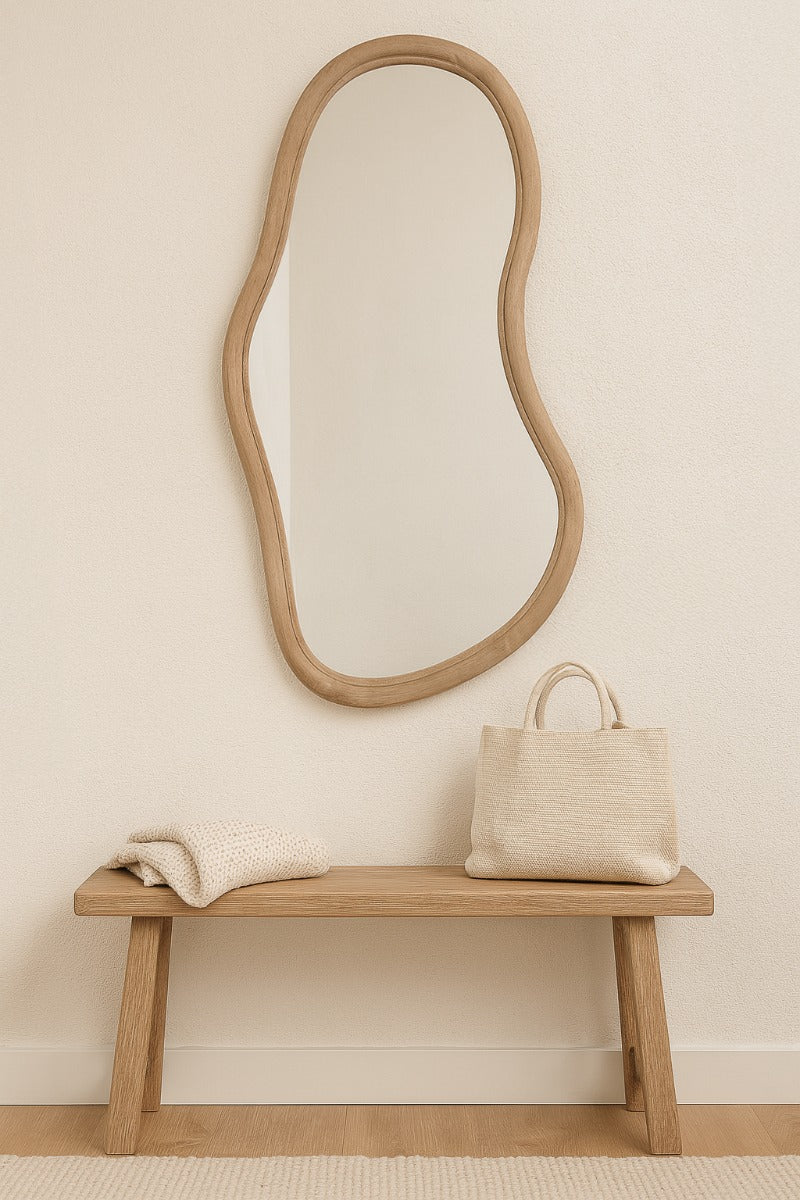 Wandspiegel Sophie L 120cm - Hellbraun-Wandspiegel-Livingfurn-le canapé