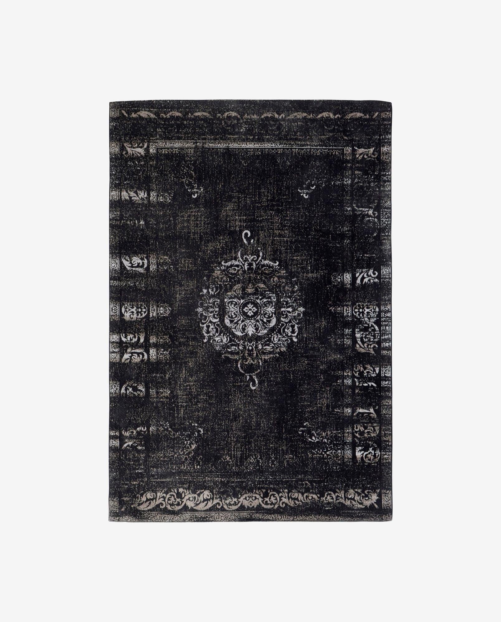 Webteppich GRAND 160*240cm - Dunkelgrau/Schwarz-Teppiche-Nordal A/S-le canapé