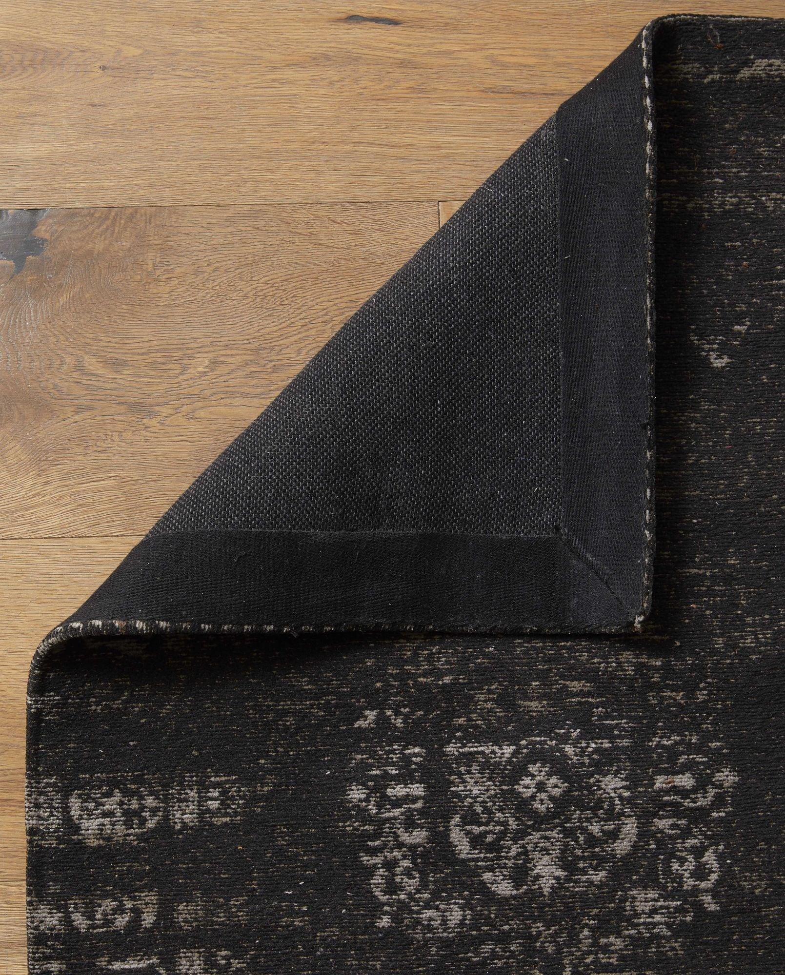 Webteppich GRAND 200*290cm - Dunkelgrau/Schwarz-Teppiche-Nordal A/S-le canapé