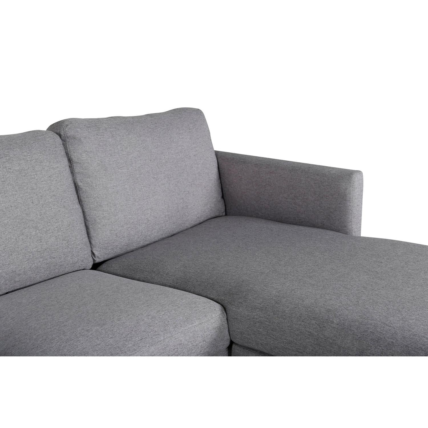 Wohnlandschaft Zoom aus Stoff - Grau-Wohnlandschaften-Venture Home-le canapé