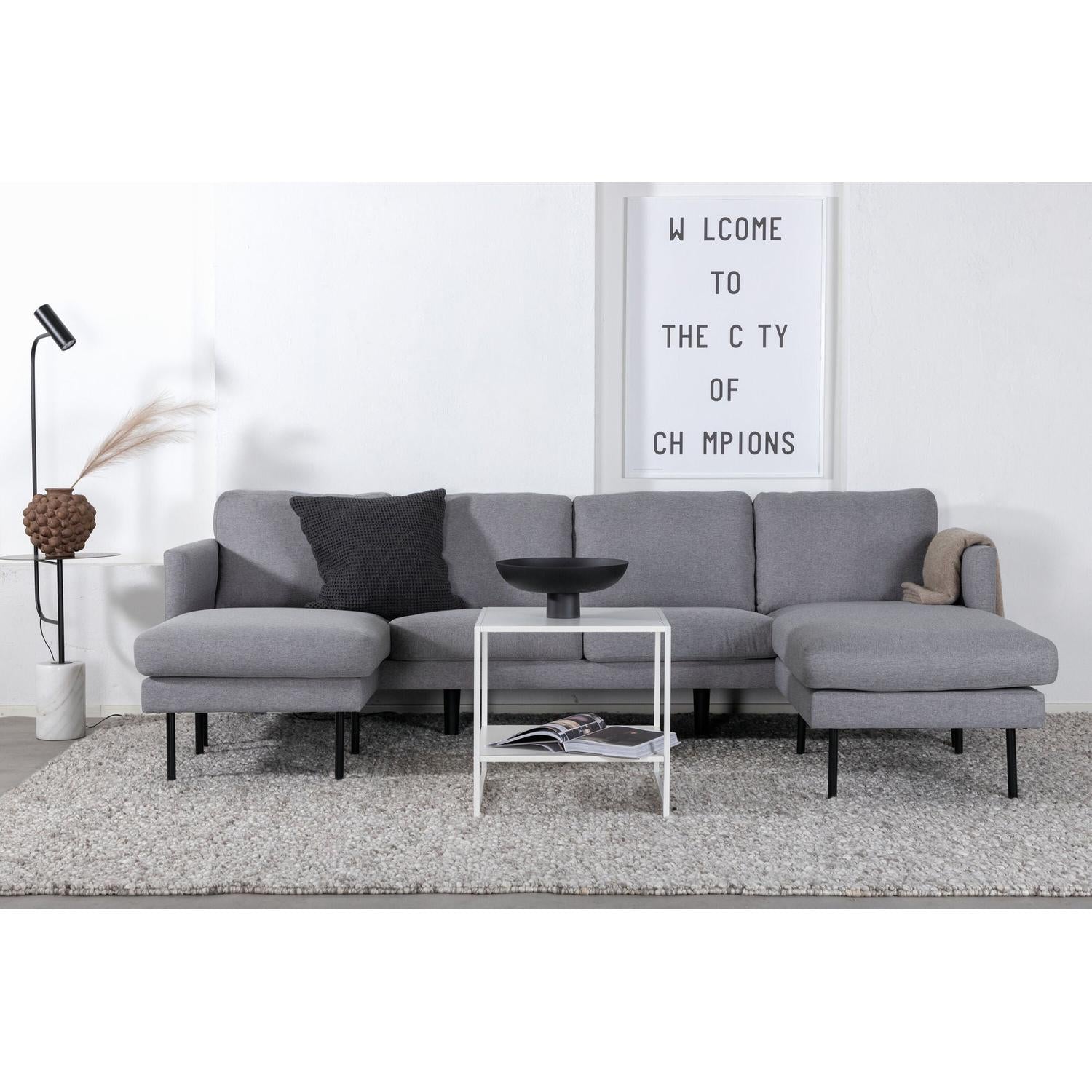 Wohnlandschaft Zoom aus Stoff - Grau-Wohnlandschaften-Venture Home-le canapé