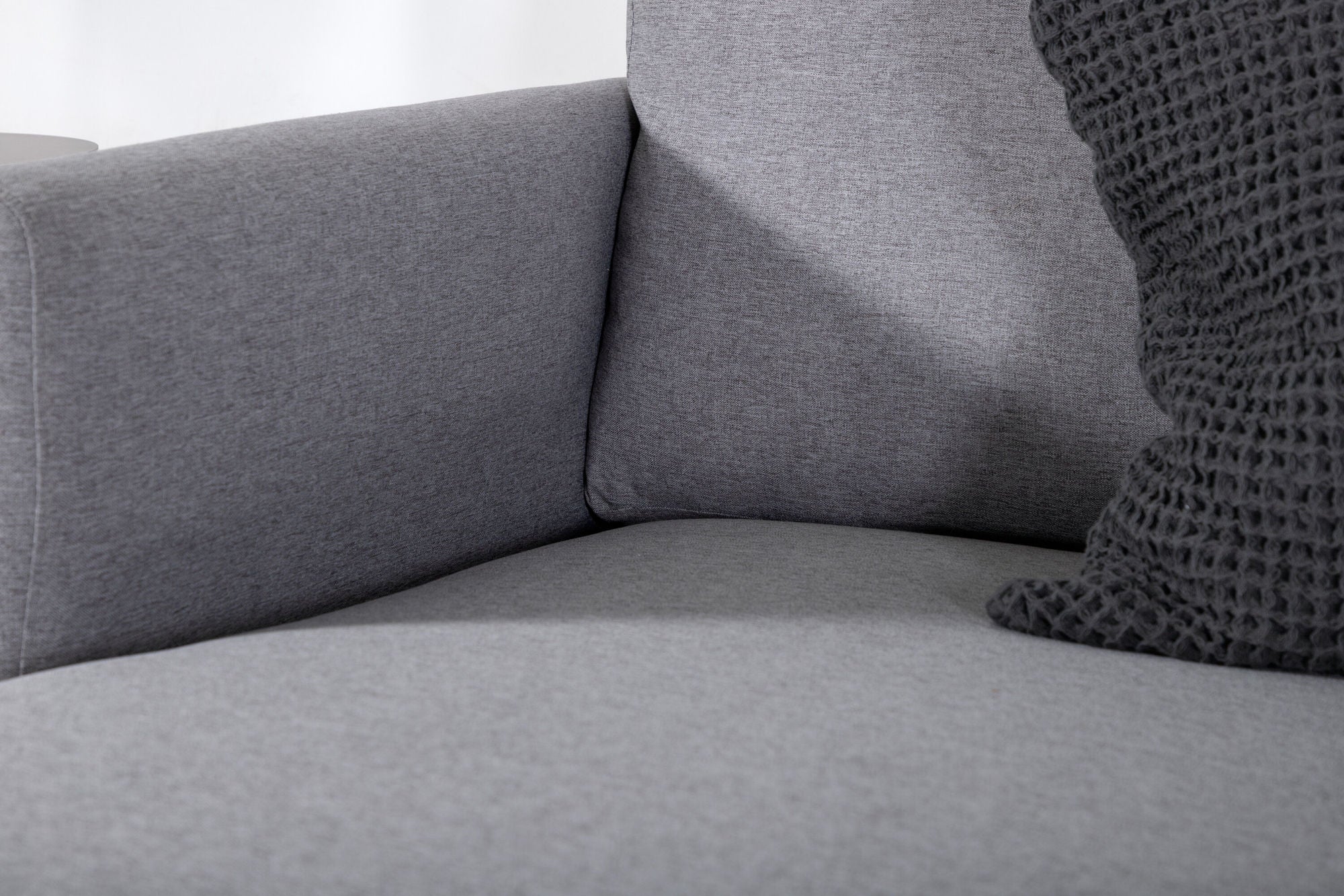 Wohnlandschaft Zoom aus Stoff - Grau-Wohnlandschaften-Venture Home-le canapé