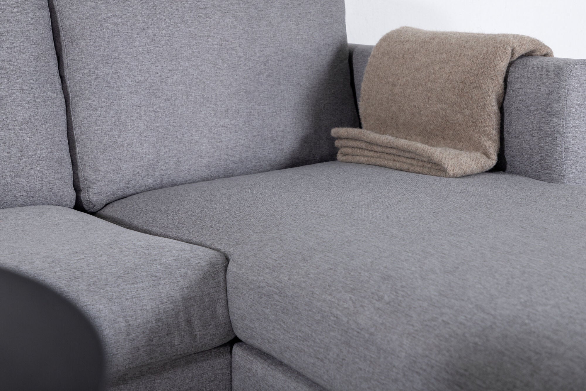 Wohnlandschaft Zoom aus Stoff - Grau-Wohnlandschaften-Venture Home-le canapé