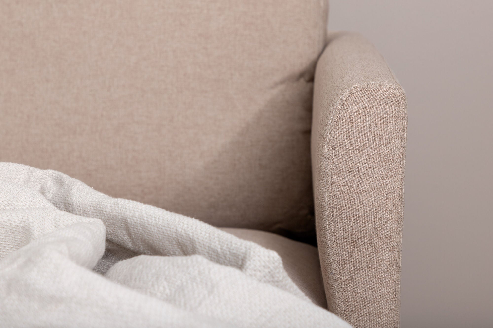 Wohnlandschaft Zoom aus Stoff - Hellbraun-Wohnlandschaften-Venture Home-le canapé